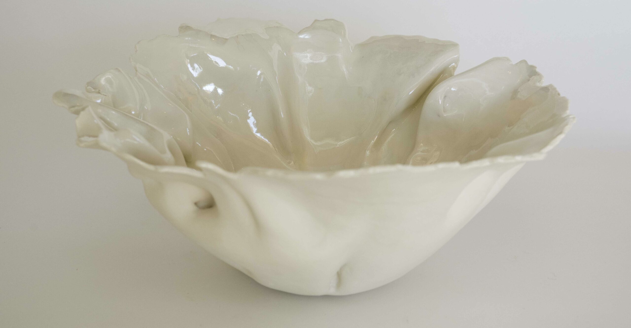 Hand Building / Paperclay porcelain / Einat Cohen